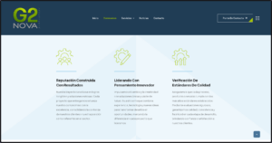 G2Nova-conocenos página de conócenos de G2Nova