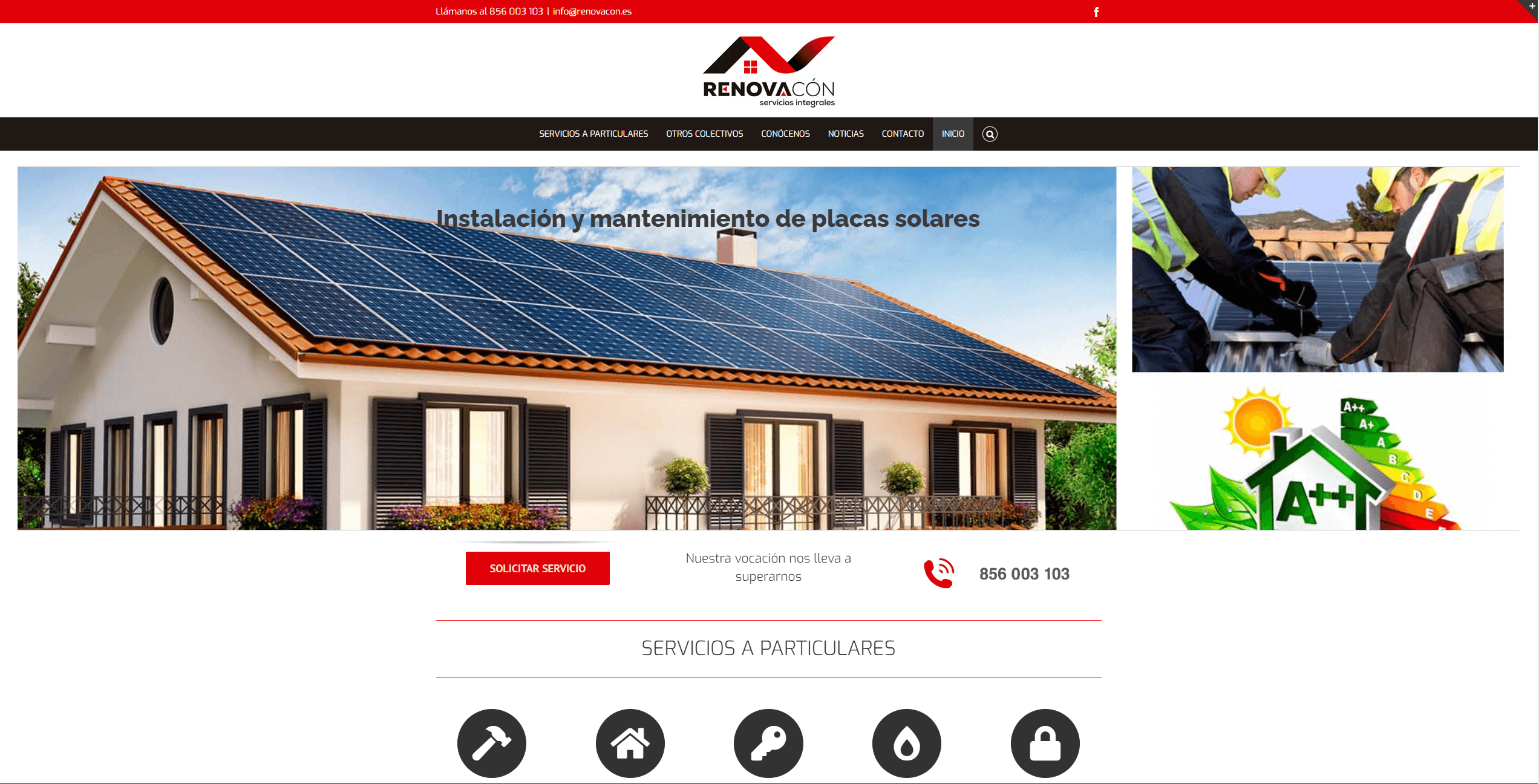 Página principal Renovacón